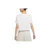 Nike Camiseta Oversized de Gola Redonda com Gráfico de Basquete Swoosh Fly Mulher Tops Branco DD0838-100