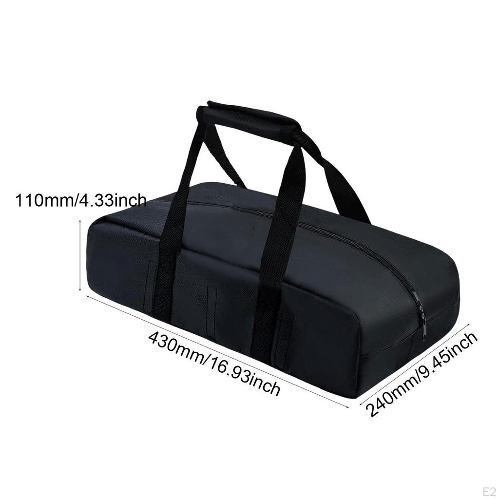 Bocce Ball Storage Bag Holds up to 8 Balls Pouch Portable Compartment Carrying Case