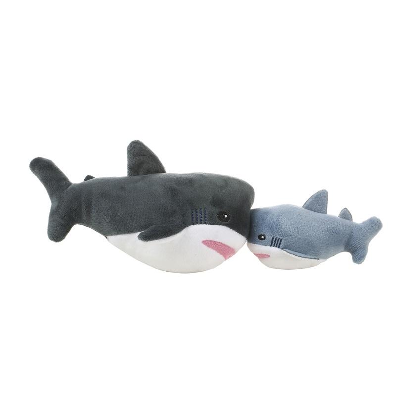 Kepelon Ocean Animal Plush Toy Cute Clown Fish Shark And Dolphin Stuffed Animals For Kids Vibrating And Huggable!