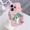 For Redmi 13 4G Phone Case Brown Leopard Print Soft Silicone TPU Cover Colorful Marble Fundas For Xiaomi Redmi 13 Redmi13 Coque