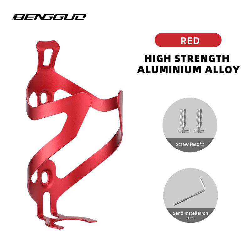 

Держатель для бутылки с водой из алюминиевого сплава для горного велосипеда, кронштейн для чашки для шоссейного велосипеда, аксессуары для велосипедного оборудования red