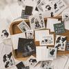 Momo Retro Embossed Scenery Stamp Stickers - Journal Decoration Series