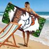 Name Custom Denver Broncos Print Beach Towel, Large Soft Quick Dry Towel for Beach Camping Swimming
