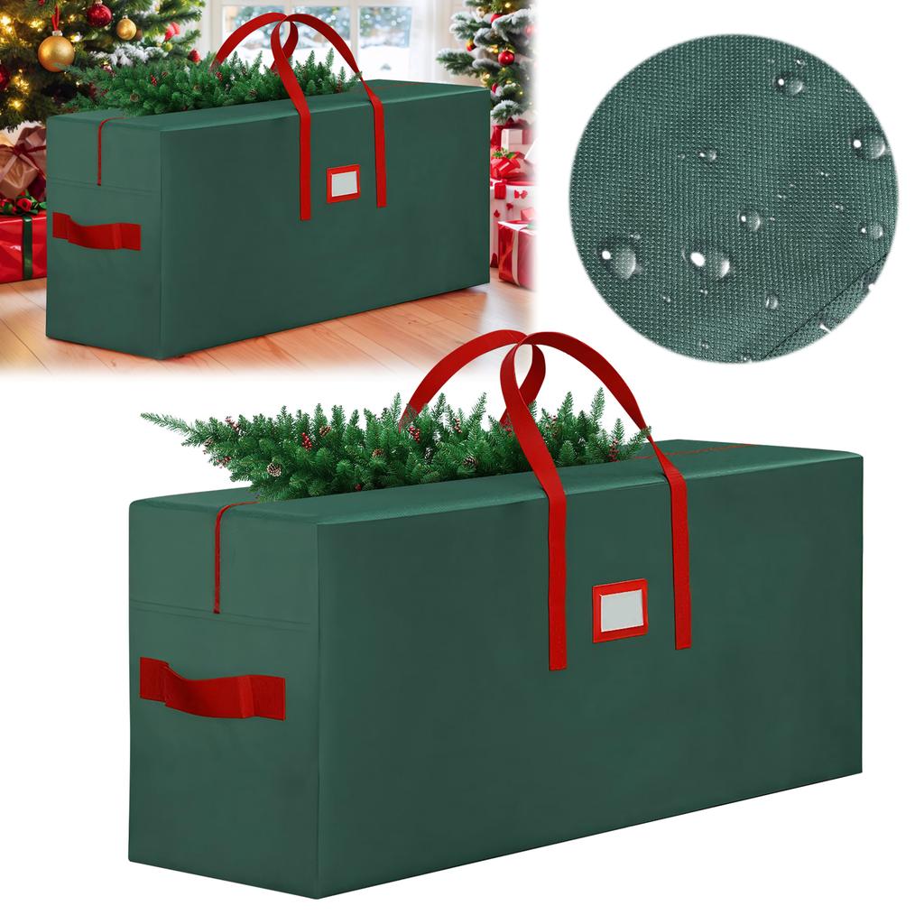 Christmas Tree Storage Bag with Reinforced Handle Heavy Duty Tree Bag Foldable Waterproof Storage Bag Holiday Essentials