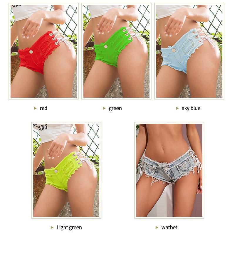 Summer Low-Waist Sexy Slimming Denim Shorts for Women
