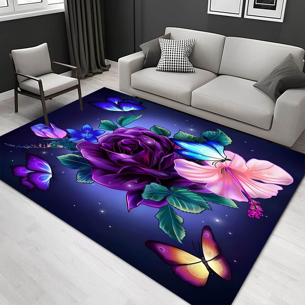

1pc 19191435300 Pattern Carpet, Area Rug For Living Room Bedroom Room Bed Chair Laundry Entryway Corridor Yard Non-slip Outdoor Camping Rug 60cm by 90cm