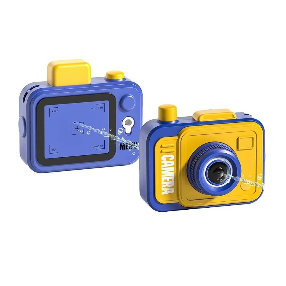 Double-sided Camera Water Blaster Front & Rear Nozzles Squirt Toy Prank Water Toy Outdoor Play