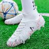 Yüksek Bilekli Yetişkin Futbol Ayakkabıları Erkek ve Kadın TF Kırık Çivili Yapay Çim AG Uzun Çivili Öğrenci Antrenman Futbol Ayakkabıları
