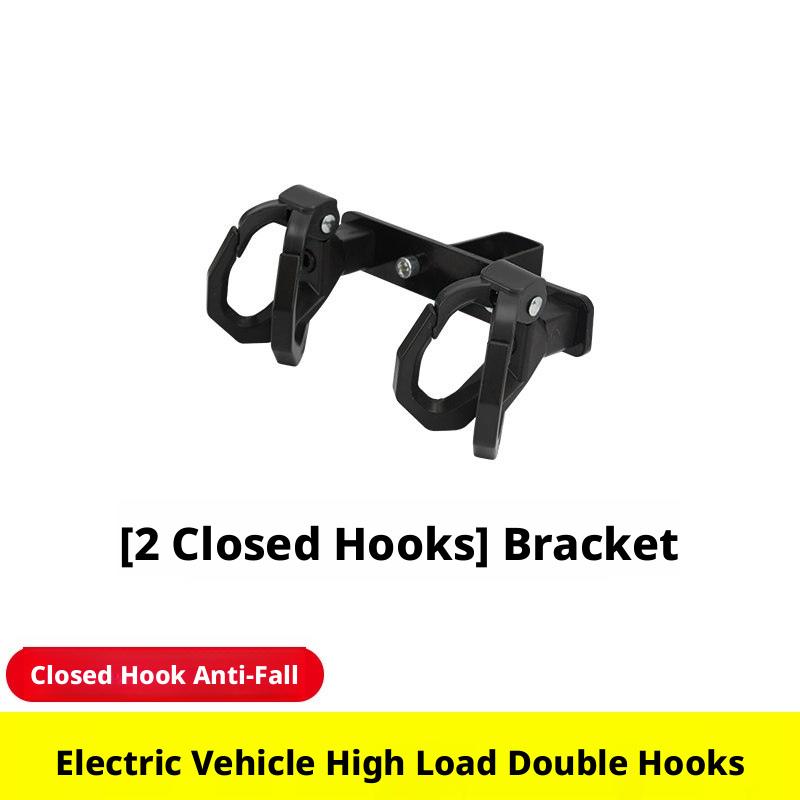 

SEAMETAL Motorcycle Double Hook Luggage Bag Hanger Multifunctional Front Hanging Modified Hook E-Bike Motor Accessories 2hook чёрный