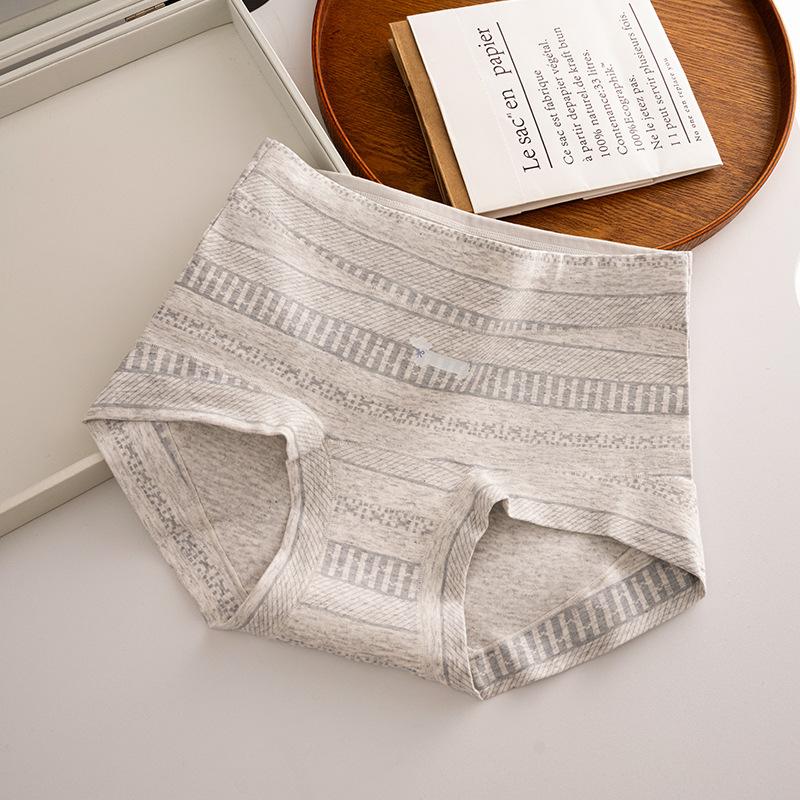 Ladies Autumn and Winter New Cotton Antibacterial Crotch Breathable Briefs