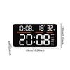 Wecker Modern Temperaturerkennung Schreibtischuhr für Wohnzimmer Flur Daneben