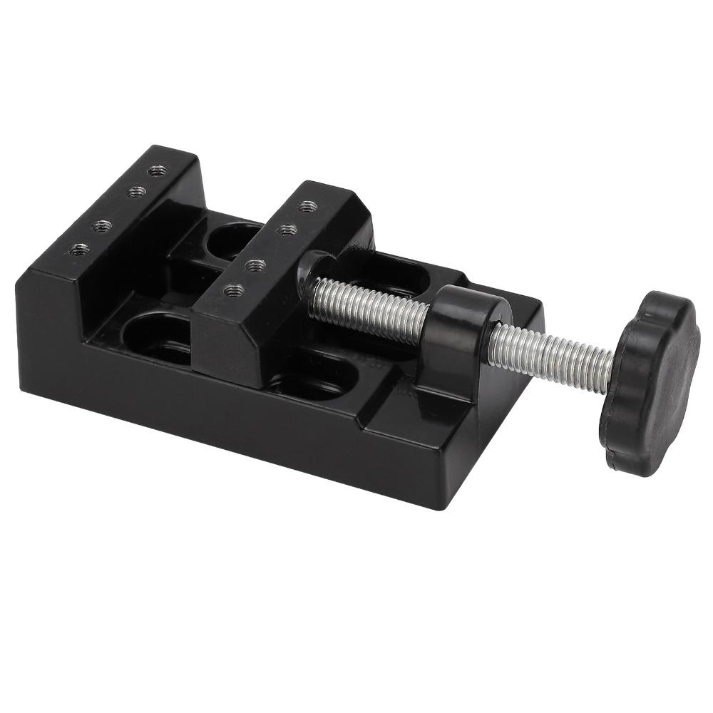 Adjustable Mini Flat Clamp 0-2.2 Inch Clamping Range Table Bench Vice  Craft Carving Tool