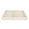 8 Slot Sunglasses Display Case Soft Velvet Lining Eyeglasses Storage Organizer for Drawers Showcases