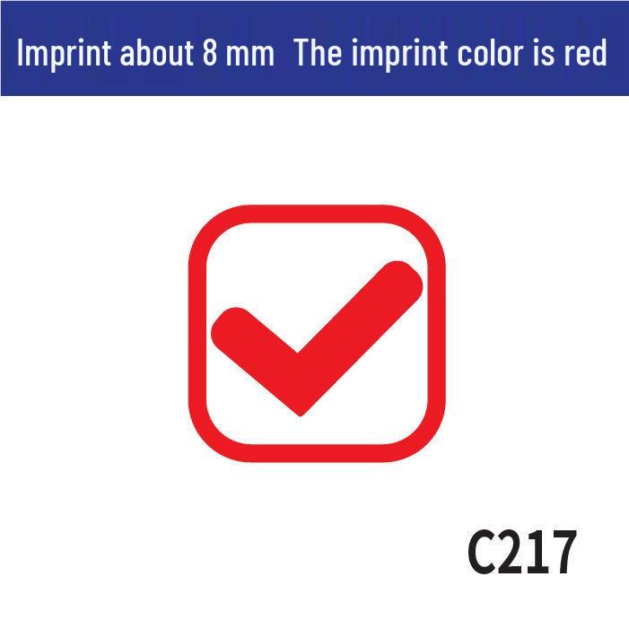 Mała Okrągła Pieczątka Nauczyciela: Pięcioramienna gwiazda dla zachęty i kontroli jakości