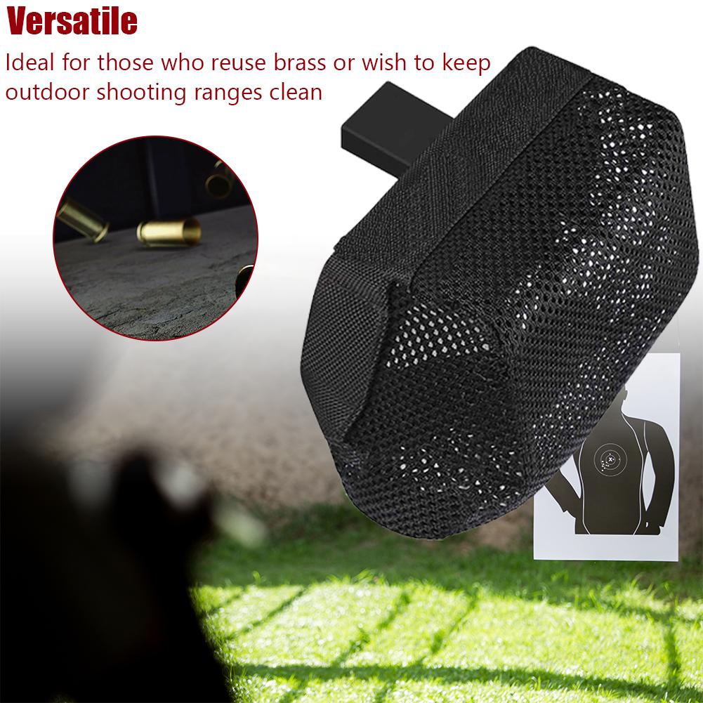 1pc Quick Release Shell Catcher With Detachable Picatinny Heat Resistant Thickened Brass Catcher Nylon Mesh For Rifle