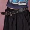 UNIFREE Punk Rivet PU Leather Waist Belt