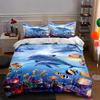 Underwater Marine Life. Bedding Duvet Cover Sets Duvet Covers Pillowcases Gifts (1 * Duvet Cover 2 * Pillowcases, Without Duvet Insert)