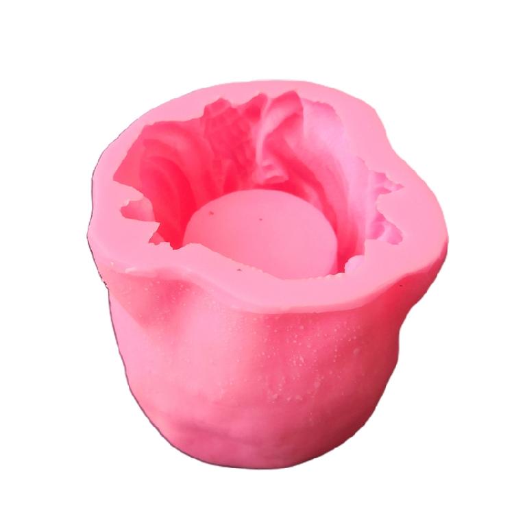 Skull Flowerpot Silicone Mold Keychain Resin Epoxy Craft Polymer Clay Craft