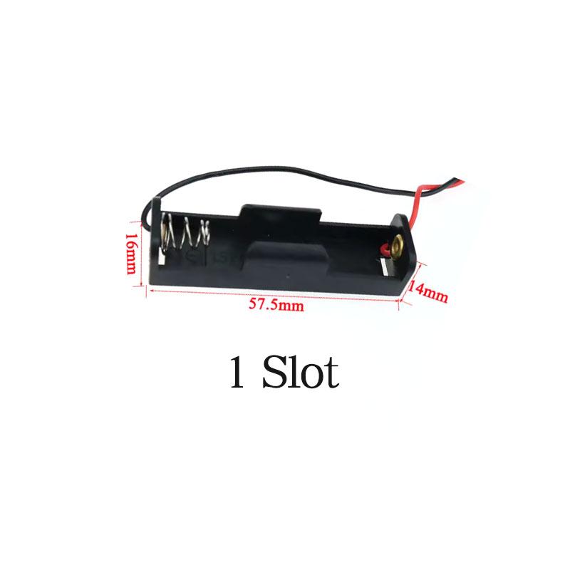 Number 5 Battery Box With Lid Switch Soldering Pin DIY Experiment Handmade Technology Model Toy Making Accessories