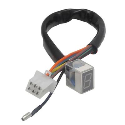 Led Universal Digital Gear Indicator Motorcycle 8 Digital Display Speedometer Indicator Motorcycle Display Shift Lever Sensor