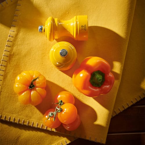 PEUGEOT Bistrama 10cm Pepper Mill, Yellow, Colorful, Pepper Grinder, Pepper Shaker, Peugeot Mill 42042