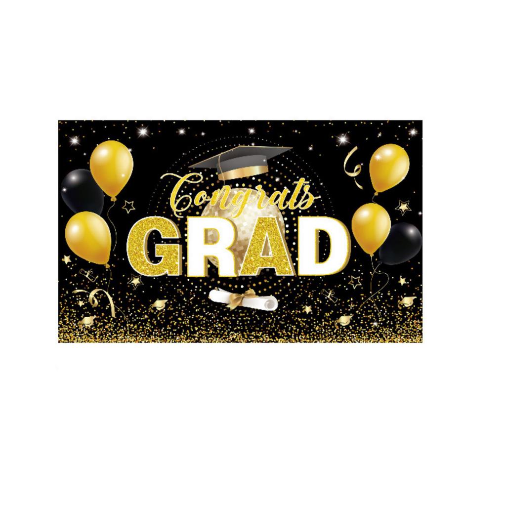 Graduation , Campus Graduation Decorations, Party Banners, Courtyard Ornaments, Background Fabric, Indoor Dining Event