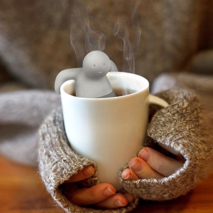 Cute Mr Tea Infuser Silicone Tea Strainers