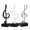 Creative Music Note Figurine Resin Statue Sculpture Artwork for and home Decoration