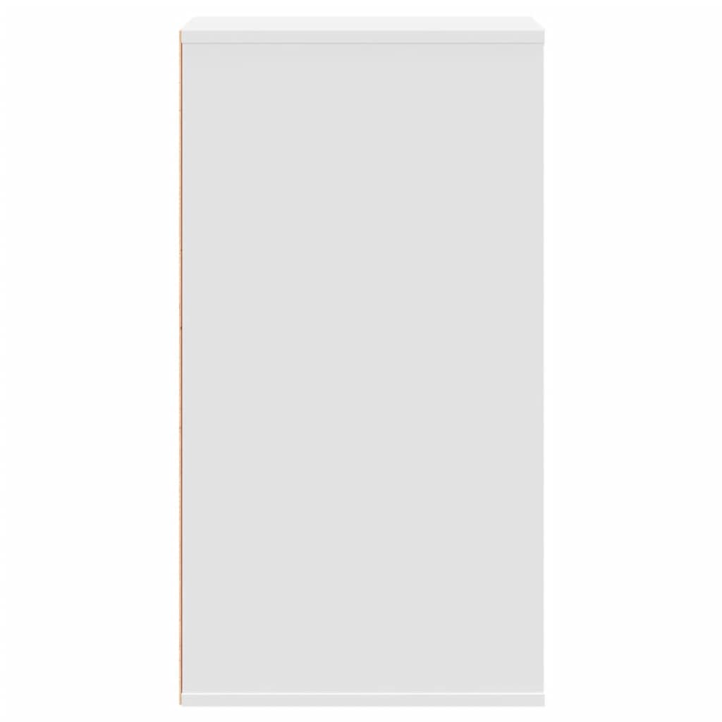 White Chest of Drawers 40 X 41 X 76 Cm Engineered Wood