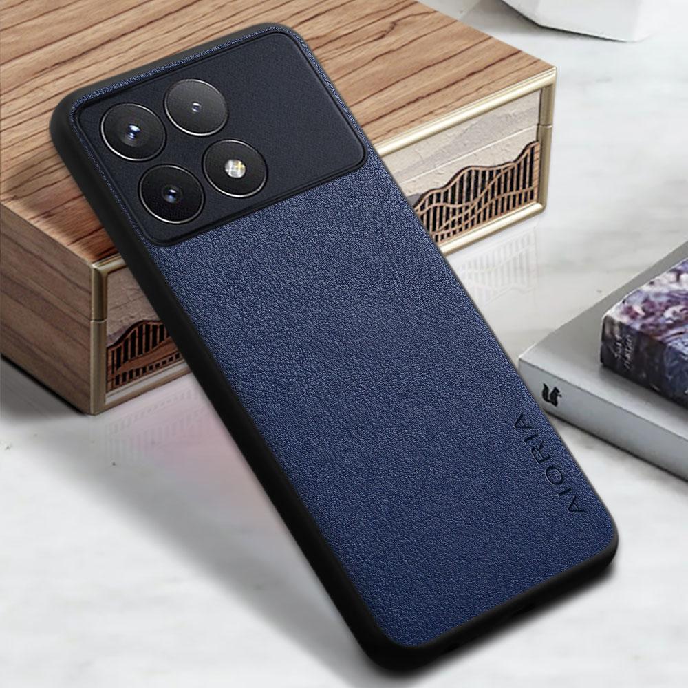 Case for Xiaomi Poco F6 F5 F4 F3 F2 Pro GT Phone Cover Funda Solid Color Business Pu Leather Design Capa