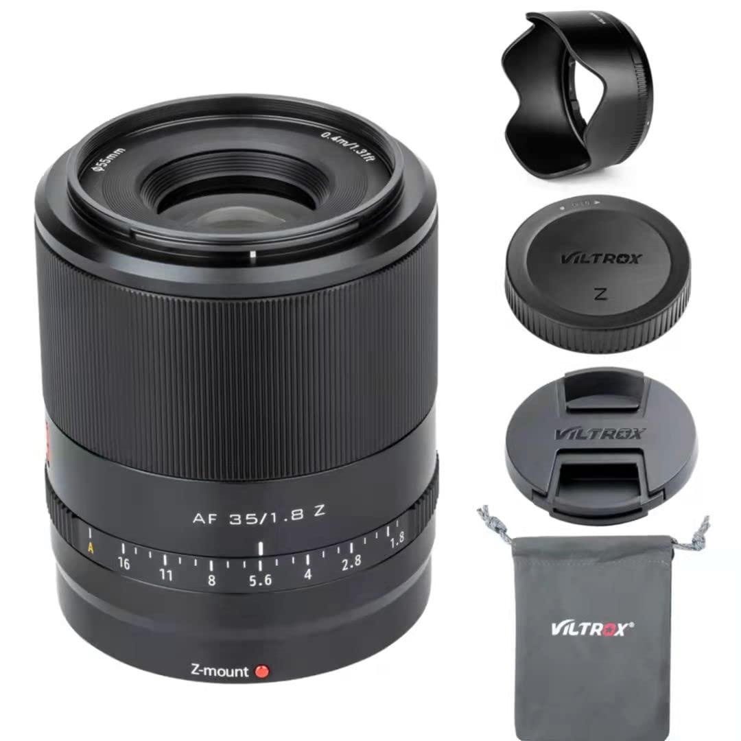 

Viltrox AF 35mm Wide Angle Lens Full Frame Nikon Z Mount Lens Autofocus Prime Large Diameter Lens for Z5 Z50 Z6 Z7 Z7 II Zfc F1.8