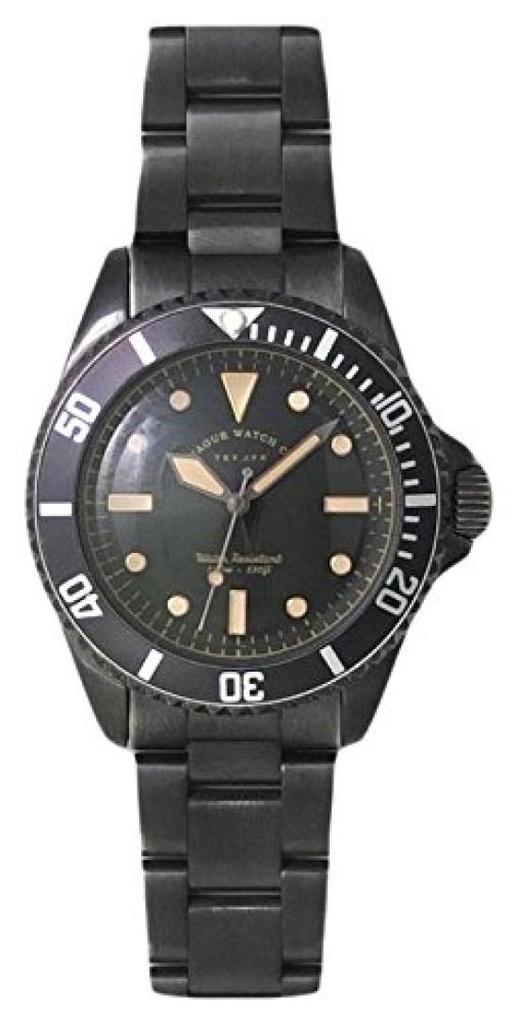 [Vague Watch Company] Wristwatch BLK SUB (Black Sub) Military with Nylon Band BS-L-001-SB Black
