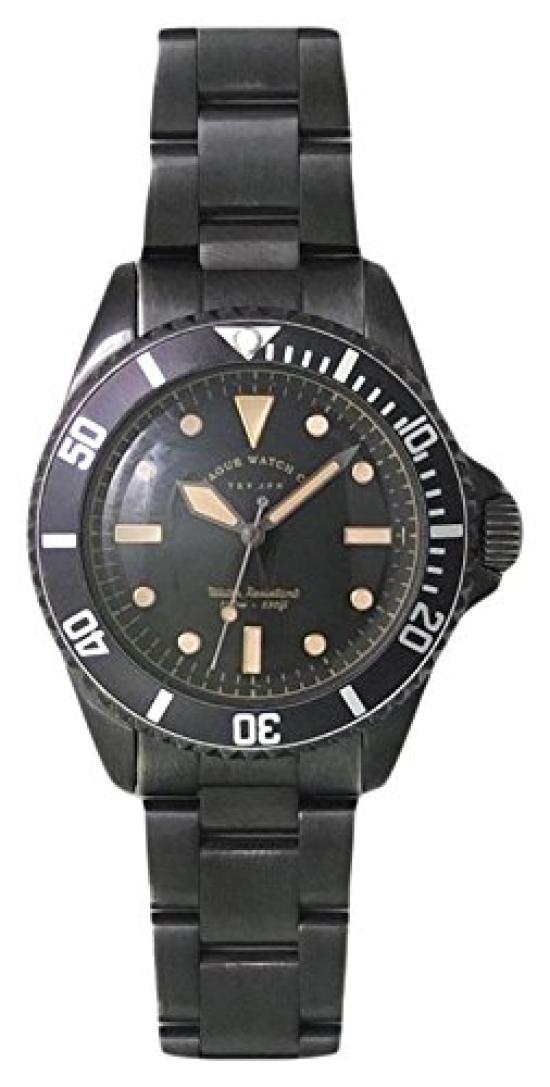 

[Vague Watch Company] Wristwatch BLK SUB (Black Sub) Military with Nylon Band BS-L-001-SB Black