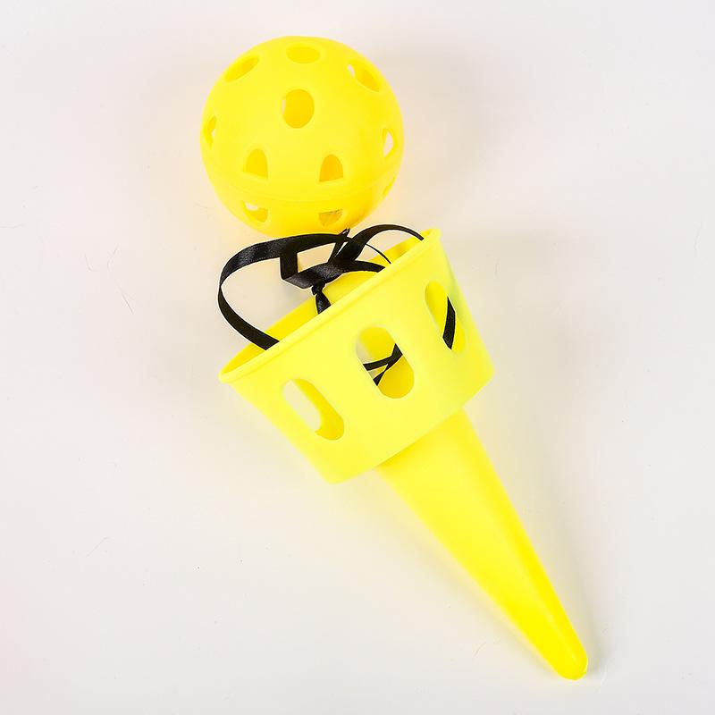 Conjunto de Jogo Sensorial de Lançar e Pegar Não Tóxico Brinquedo para Exterior Conjunto de Pegar Treinamento de Coordenação Olho-Mão Infantil