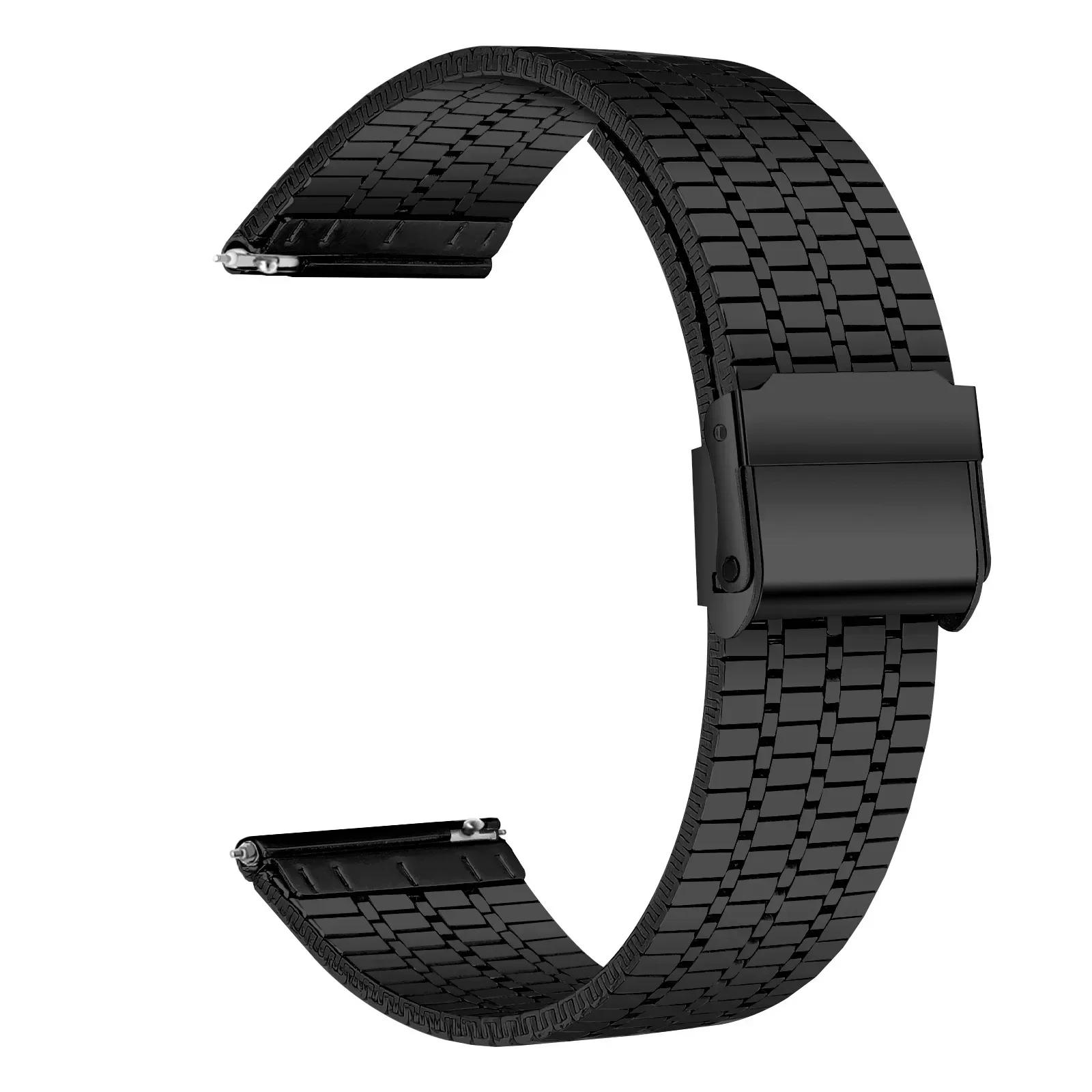 

Metal Bracelet for Xiaomi Watch S2 S3 Stainless Steel Band for Xiaomi Watch S1pro s1 Active Strap S4 Sport Wristband 22mm 22mm чёрный
