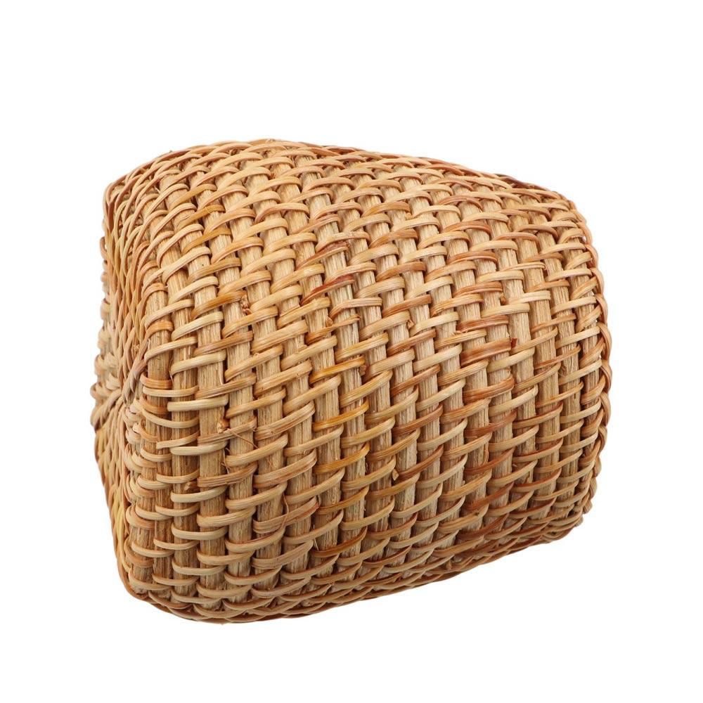 Large Capacity Hand Woven Pen Holder Cosmetic Holder Stationery Container  Tea Box