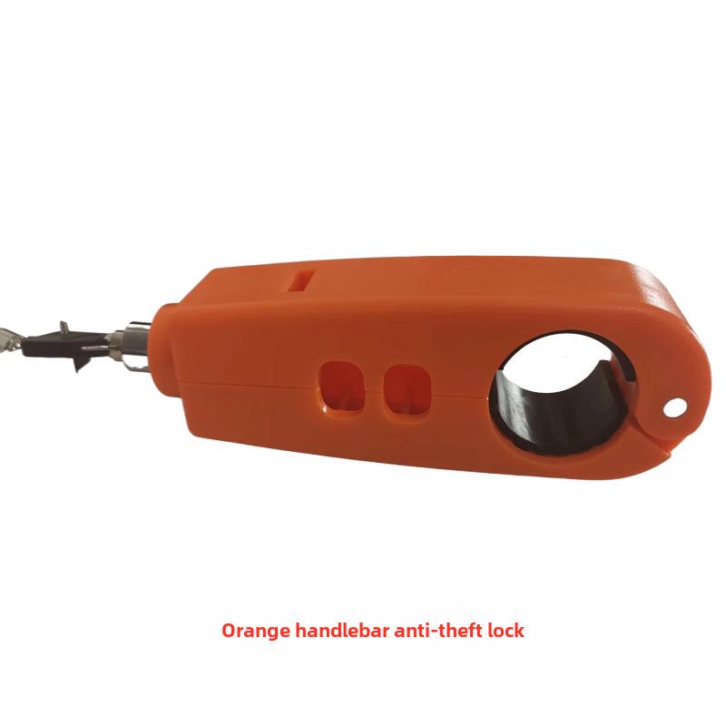 Univerzální zámek proti krádeži elektrického vozidla: Brzda z lehké slitiny, řídítka, plyn, skútr, motocykl a ochrana klaksonu