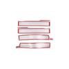 For Hummer H2 2003-2009 Stainless Steel Car Door Sill Strip Door Sill Scuff Plate Decor Sticker Car Accessories
