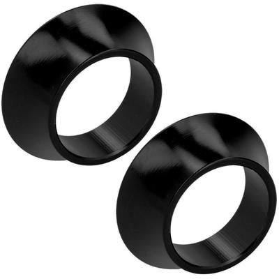 2Pcs CNC Aluminium Alloy 15mm  Bicycle Taper Washer Bike Front Fork Conical Stem SpacersBlack