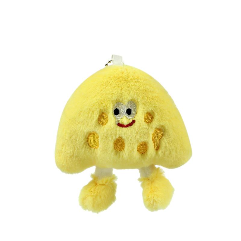 And Creative Fun Cheese Sandwich Plush Keychain Cute Accessory Couples For