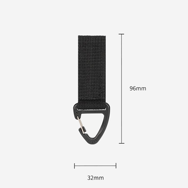 

Nylon Webbing Carabiner Gloves Hook Outdoor Tactical Glove Climbing Rope Anti-lost Camping Hanging Buckle Tool 1pc
