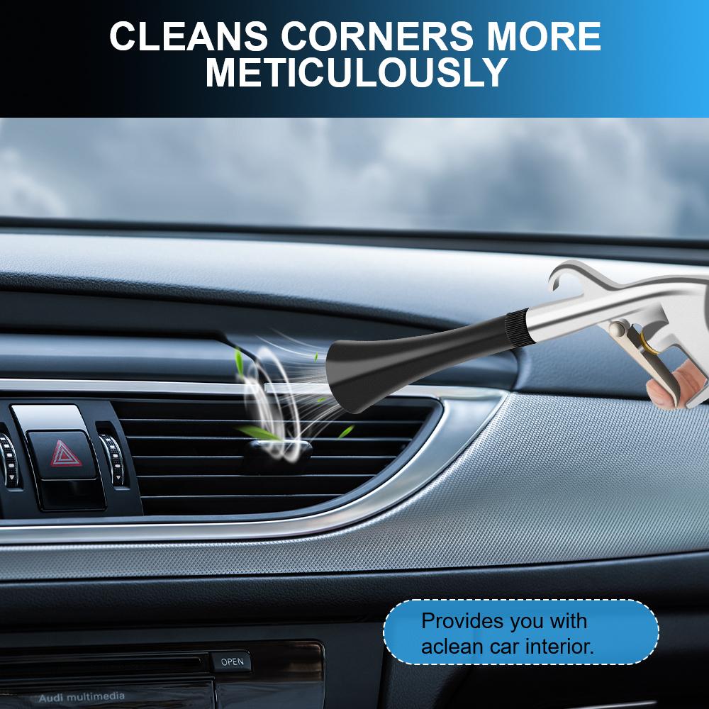 Dry Cleaning Dust Blowing Interior Detailing Cleaning Tool Auto Accessories JP Type High Pressure Car Wash Gun Tornador Air Blow