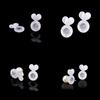 6Pcs Acrylic Large Studs Backings Multifunctional Earlobe Supports Stylish Adjustable Earring Lifter Ear Accessory Charm
