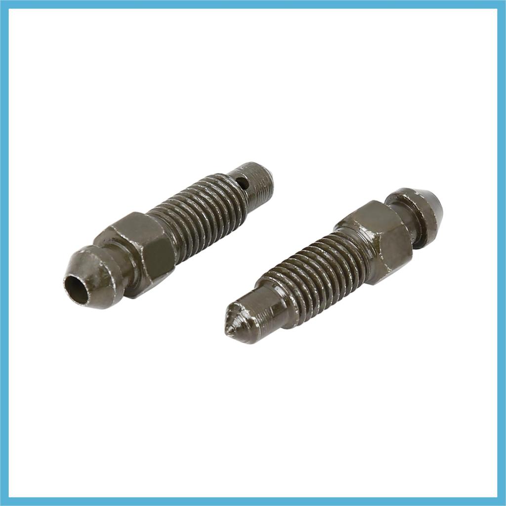 BULLSPANN Bleeder Screw Banjo Shop Repair Screws with Caps for Motorcycle Brake Cylinder 1mm 4pcs M7 Replacement Parts Accessories