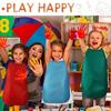 12pcs Children Plain Apron Colorful Non-Woven Fabric Kids Painting Drawing Toys Aprons Kitchen Classroom Arts Crafts Aprons