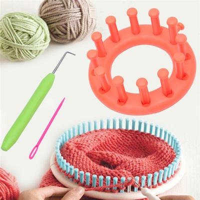 Circular Knitter Knitting Loom Needle Hook Sweater Hat Wool Making Craft Tool