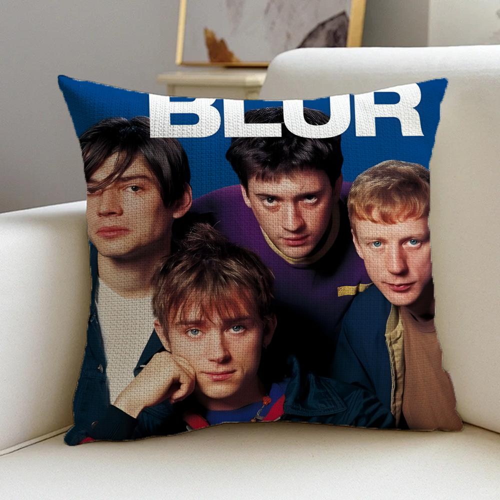 B-Blur B-Band Cushion Cover Natural Linen Pillowcase Set, All-In-One Decor For Sofa, Bedroom & Chair