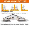 Xiaomi Stainless Steel Cabinet Hinges 90 Degree No-Drilling Hole Cupboard Door Buffer Hinges Furniture Cabinet Hardware Kits