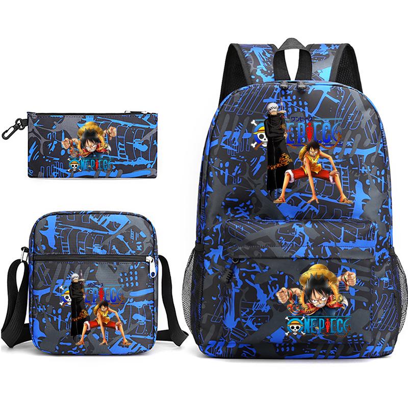 2022 Independent Station Starry Sky 3-piece set ONE PIECE backpack shoulder bag pencil case