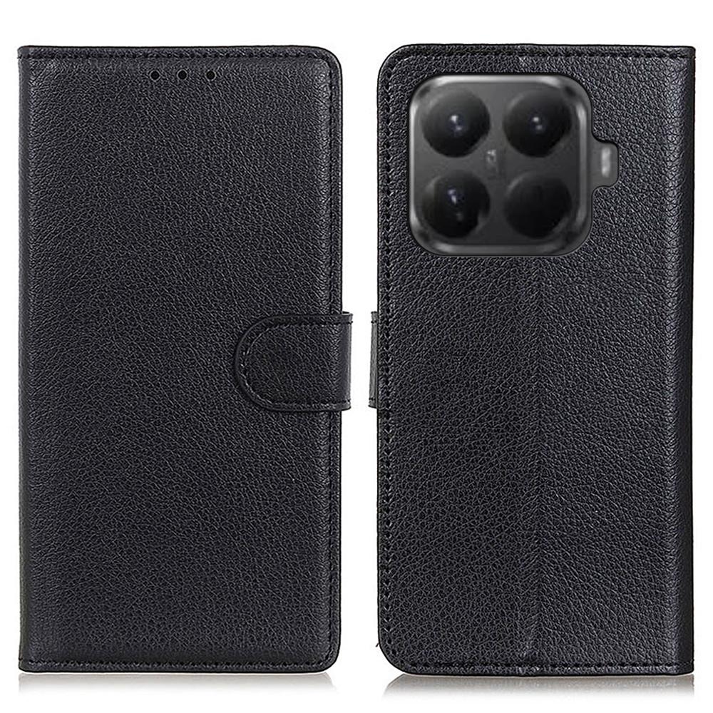 For Xiaomi 15T Pro Wallet Case PU Leather Phone Cover Litchi Texture